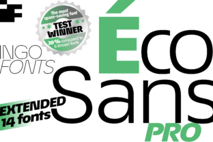 Éco Sans Pro Extended: A Bold Typeface for Web